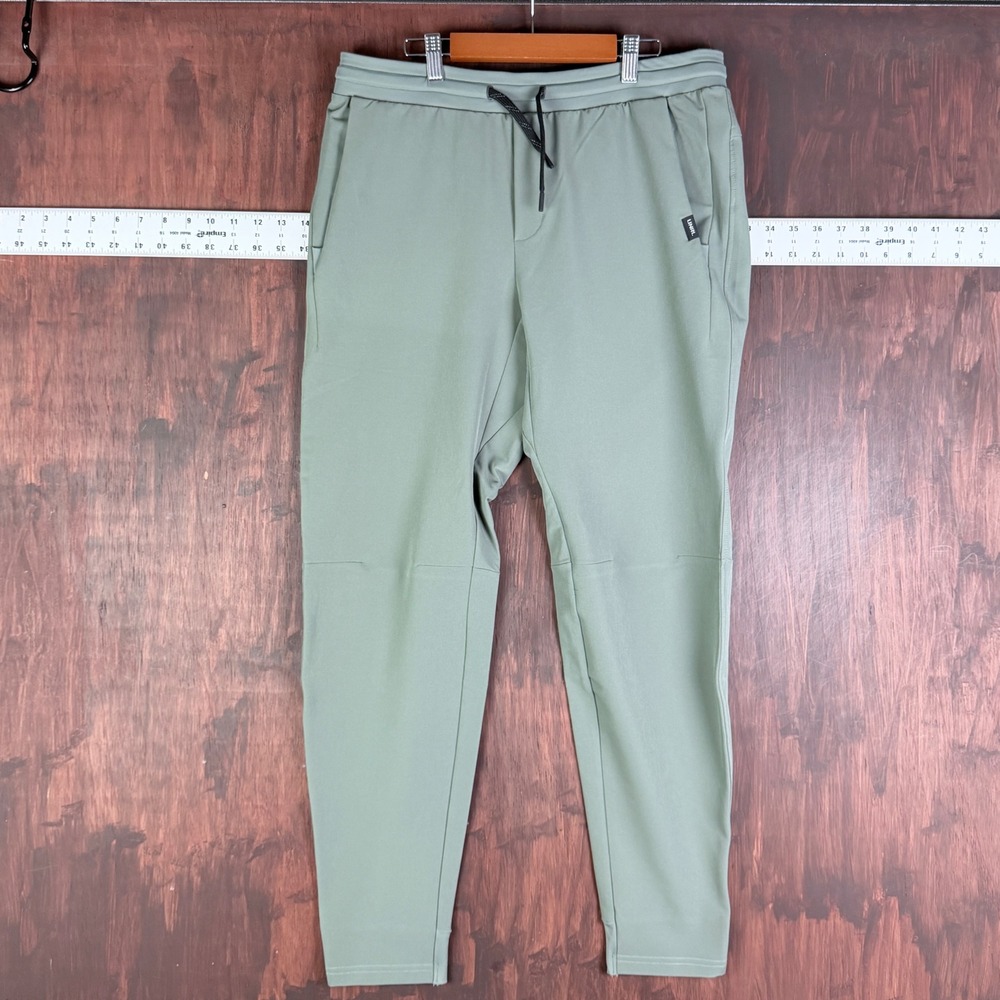 UNRL Apex Pants Performance Tapered Joggers Stretch Sage Green Mens Medium